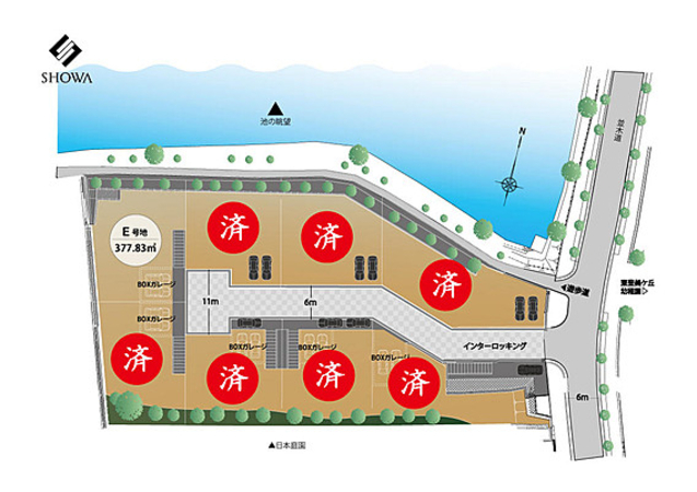 中登美ヶ丘2丁目 土地 区域案内図 中登美ヶ丘2丁目 土地 区域案内図