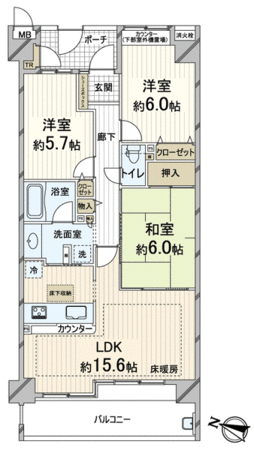 オーセント東生駒 間取り オーセント東生駒 間取り