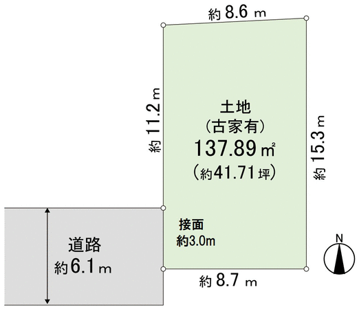 生駒市あすか野南3丁目 地形図 生駒市あすか野南3丁目 地形図