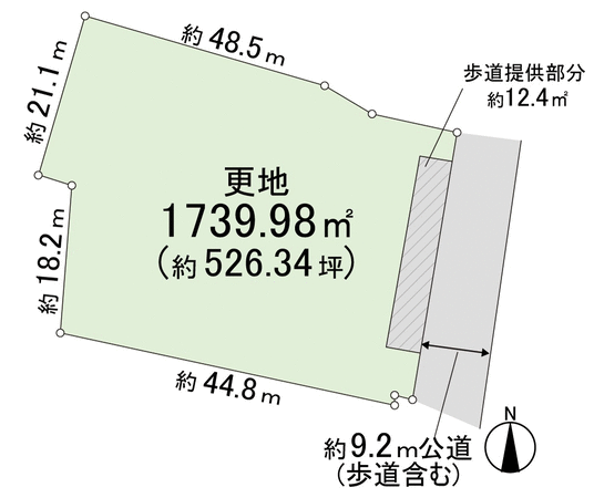 奈良市高畑町 地形図 奈良市高畑町 地形図