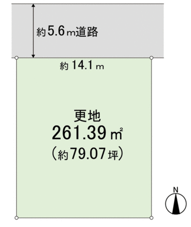 奈良市学園緑ヶ丘1丁目 土地 間取り 奈良市学園緑ヶ丘1丁目 土地 間取り