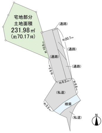 奈良市帝塚山3丁目 古家付土地 間取り 奈良市帝塚山3丁目 古家付土地 間取り