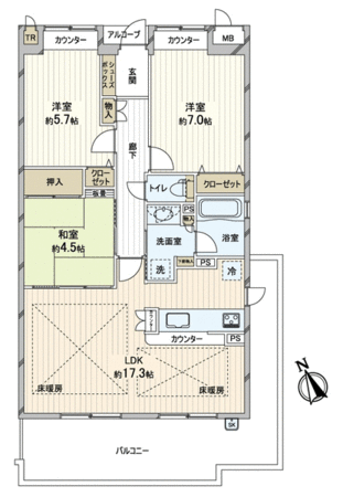 ベルあやめ池 間取り ベルあやめ池 間取り