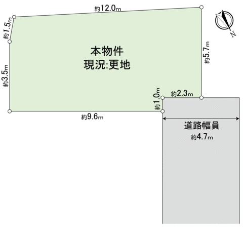 枚方市上島東町 地形図 枚方市上島東町 地形図