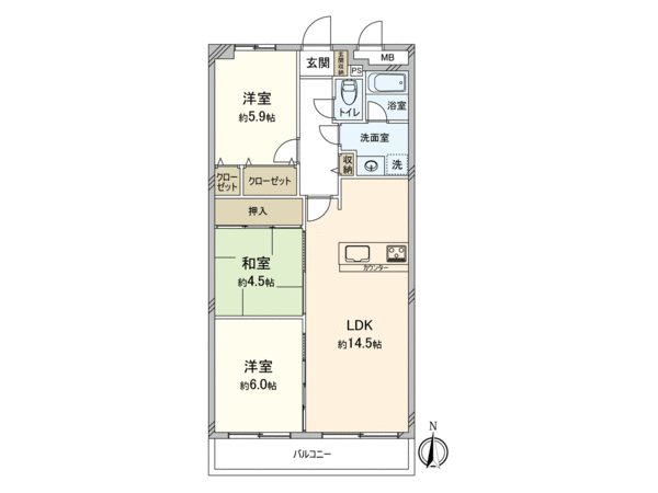 アンビエント枚方公園 間取り アンビエント枚方公園 間取り