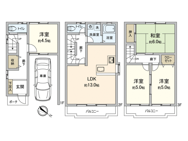 枚方市伊加賀西町 間取り 枚方市伊加賀西町 間取り
