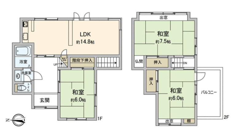北区西賀茂今原町 間取り 北区西賀茂今原町 間取り