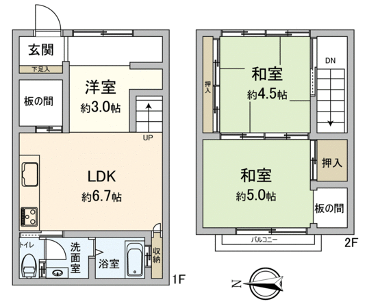 上京区六軒町通一条下る三条殿町 間取り 上京区六軒町通一条下る三条殿町 間取り