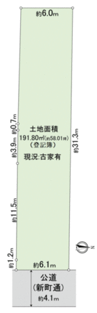 下京区蛭子町 地形図 下京区蛭子町 地形図