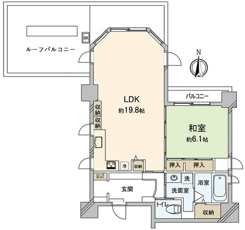 クオン二条富小路 間取り クオン二条富小路 間取り