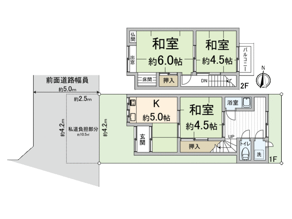 山科区西野楳本町 間取り 山科区西野楳本町 間取り