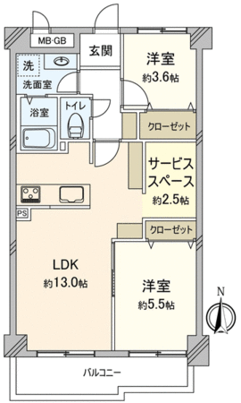 サンマンション丸太町 間取り サンマンション丸太町 間取り