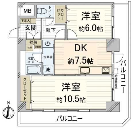 パレジット五条 間取り パレジット五条 間取り