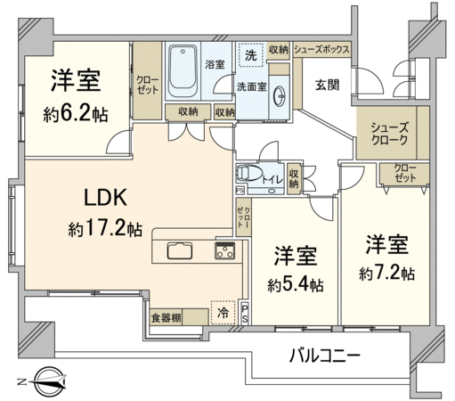 ルネ烏丸御池 間取り ルネ烏丸御池 間取り