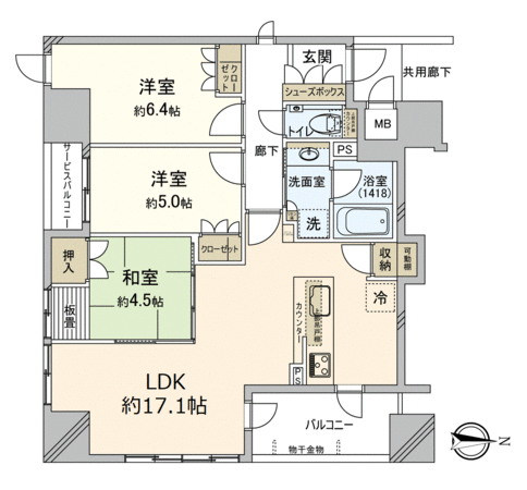 プレミスト京都六角通堂之前町 間取り プレミスト京都六角通堂之前町 間取り