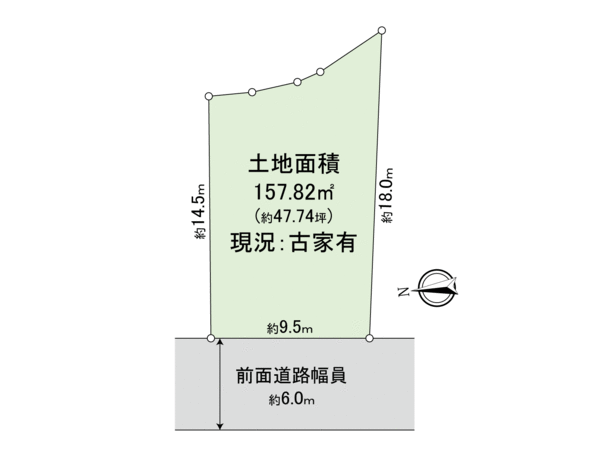 向日市上植野町切ノ口 地形図 向日市上植野町切ノ口 地形図