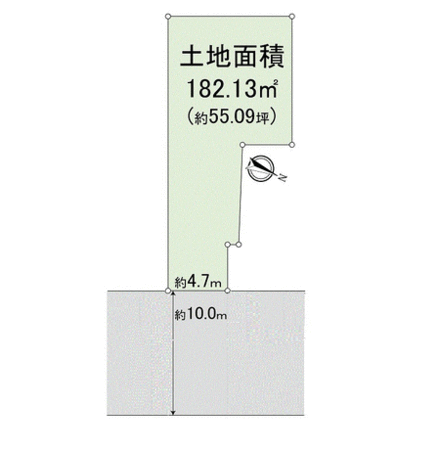 向日市向日町北山 地形図 向日市向日町北山 地形図