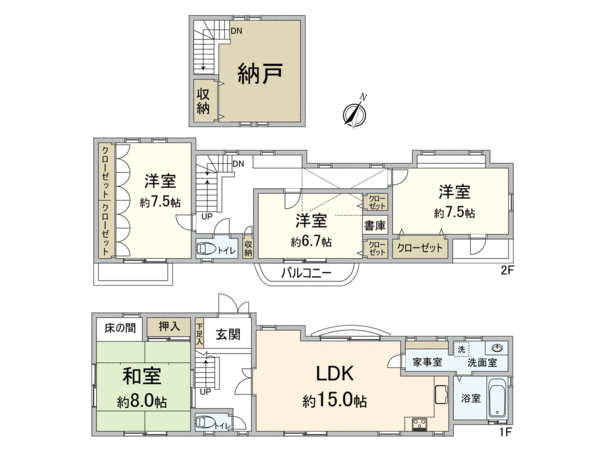 長岡京市天神2丁目 間取り 長岡京市天神2丁目 間取り