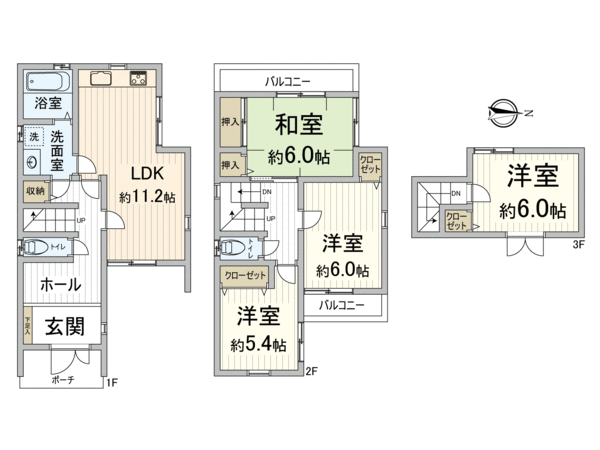 長岡京市今里更ノ町 間取り 長岡京市今里更ノ町 間取り