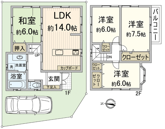 長岡京市今里更ノ町 間取り 長岡京市今里更ノ町 間取り