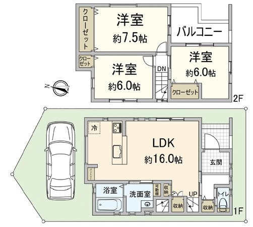 西京区大枝中山町 27号地 間取り 西京区大枝中山町 27号地 間取り
