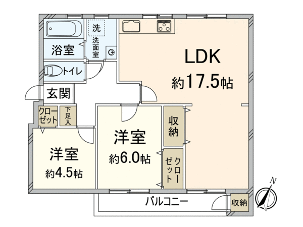 長岡天神竹の台団地 E1 間取り 長岡天神竹の台団地 E1 間取り