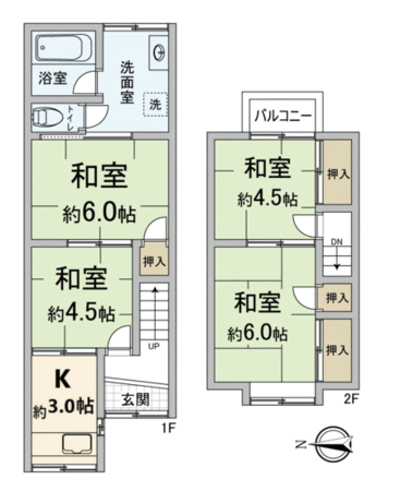長岡京市長岡3丁目 間取り 長岡京市長岡3丁目 間取り