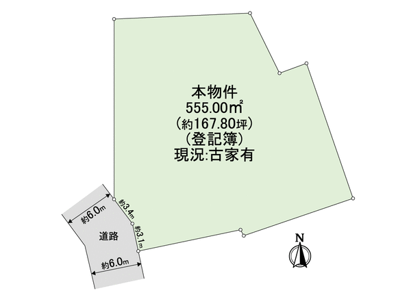 北区小山下内河原町 地形図 北区小山下内河原町 地形図