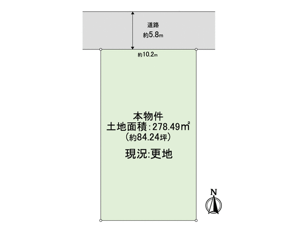 北区西賀茂大栗町 土地 間取り 北区西賀茂大栗町 土地 間取り