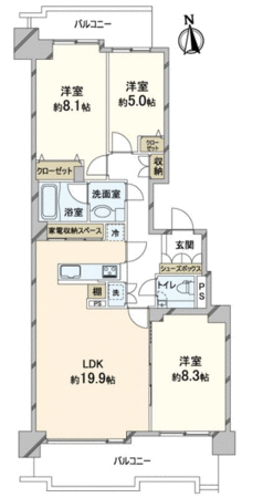 パークハイム宝ヶ池銀杏館 間取り パークハイム宝ヶ池銀杏館 間取り