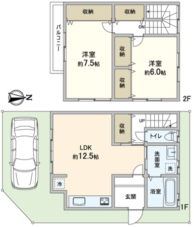 修学院鹿ノ下町 一戸建 間取り 修学院鹿ノ下町 一戸建 間取り
