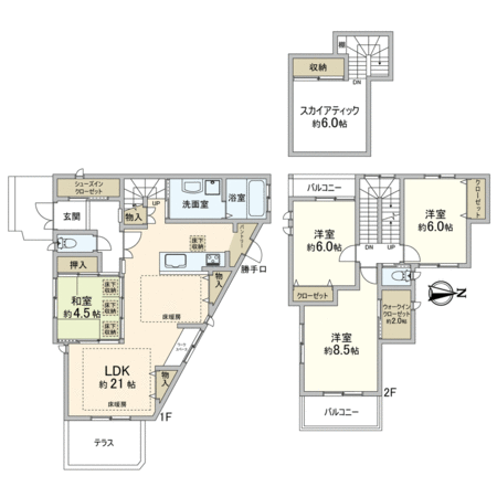 左京区松ケ崎小脇町 新築一戸建 間取り 左京区松ケ崎小脇町 新築一戸建 間取り