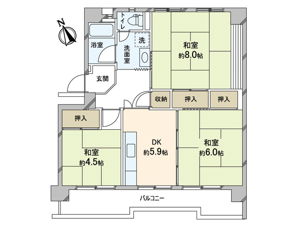 東大路高野第2住宅第11号棟 間取り 東大路高野第2住宅第11号棟 間取り