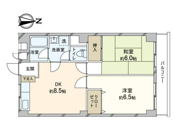 グリーンハイツ住吉 間取り グリーンハイツ住吉 間取り