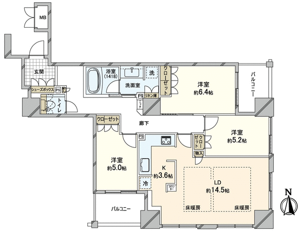 ブランズタワー大阪備後町 間取り ブランズタワー大阪備後町 間取り