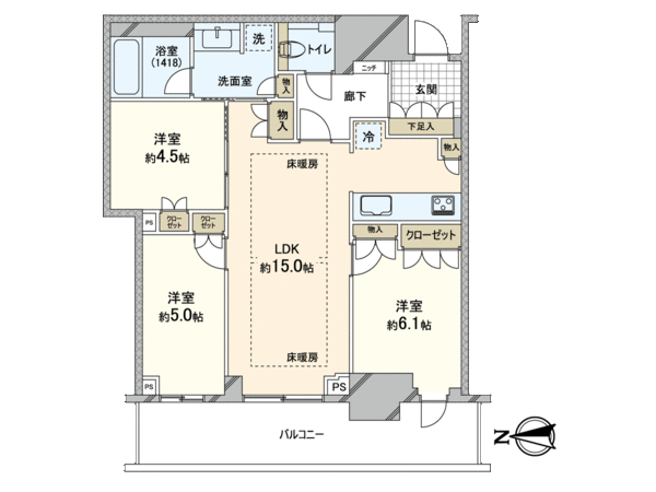 グランドメゾン新梅田タワー THE CLUB RESIDENCE 間取り グランドメゾン新梅田タワー THE CLUB RESIDENCE 間取り