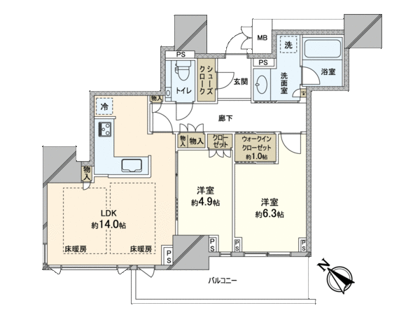 グランドメゾン上町台レジデンスタワー 間取り グランドメゾン上町台レジデンスタワー 間取り