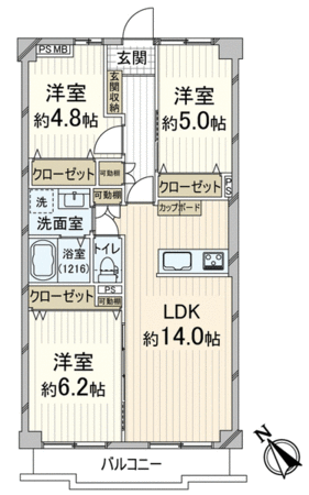 ユニライフ北大阪 2号棟 間取り ユニライフ北大阪 2号棟 間取り