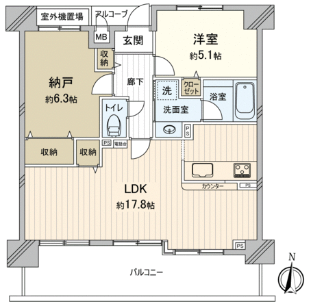 アンビエント淀川通 間取り アンビエント淀川通 間取り