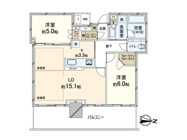 シティタワー東梅田パークフロント 間取り シティタワー東梅田パークフロント 間取り