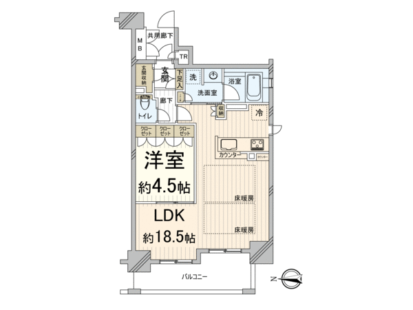 ファインフラッツ南森町 間取り ファインフラッツ南森町 間取り
