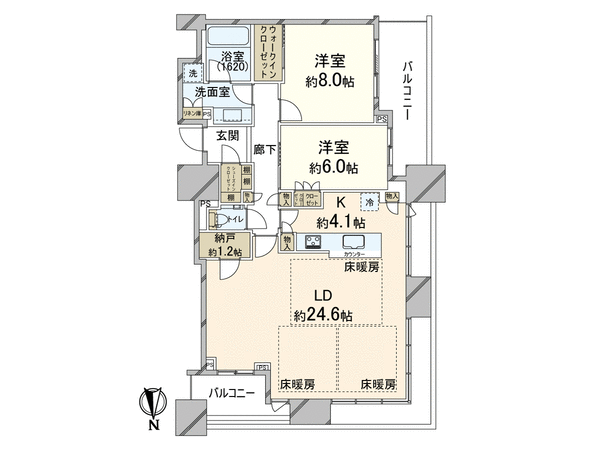 シティタワー大阪本町 間取り シティタワー大阪本町 間取り