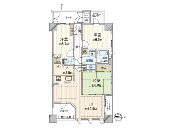 ステイツアクス城東中央 間取り ステイツアクス城東中央 間取り