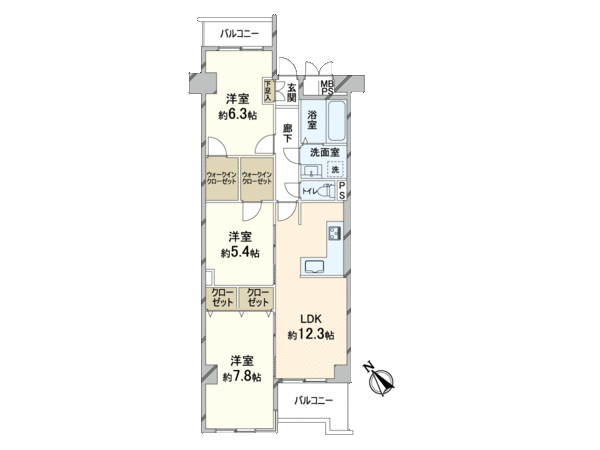 近铁南面港garden Heights 22号楼 东京的房地产 三井房地产realty Fwxy7a0d