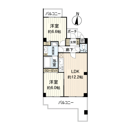 サンマンション塚口5 間取り サンマンション塚口5 間取り
