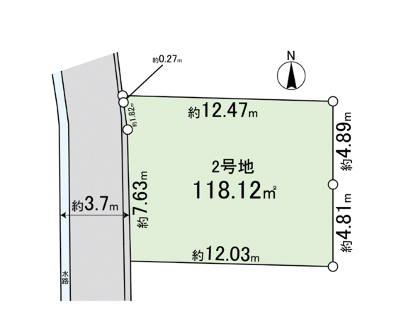 SOLANA HOUSE伊丹森本4丁目 2号地 地形図 SOLANA HOUSE伊丹森本4丁目 2号地 地形図