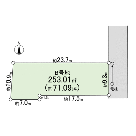 梅ノ木4丁目 地形図 梅ノ木4丁目 地形図
