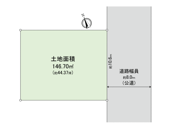 今津野田町 土地 地形図 今津野田町 土地 地形図