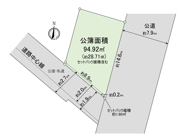 甲子園浜田町・土地 地形図 甲子園浜田町・土地 地形図
