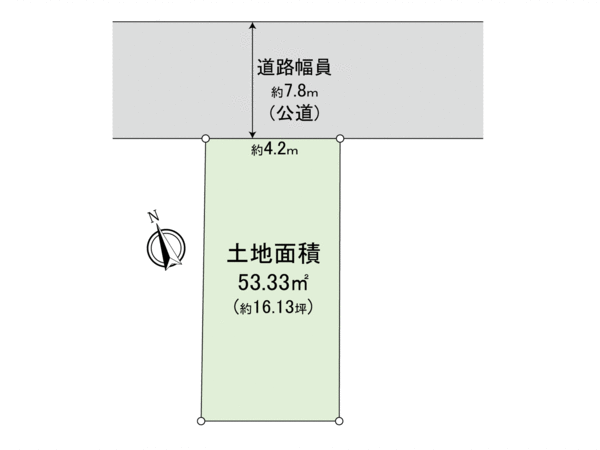 東鳴尾町一丁目 売土地(更地) 地形図 東鳴尾町一丁目 売土地(更地) 地形図